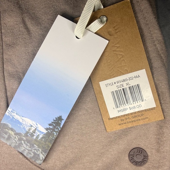 NWT Bearpaw Outdoors Taupe Jogger Sweatpants - Picture 5 of 11